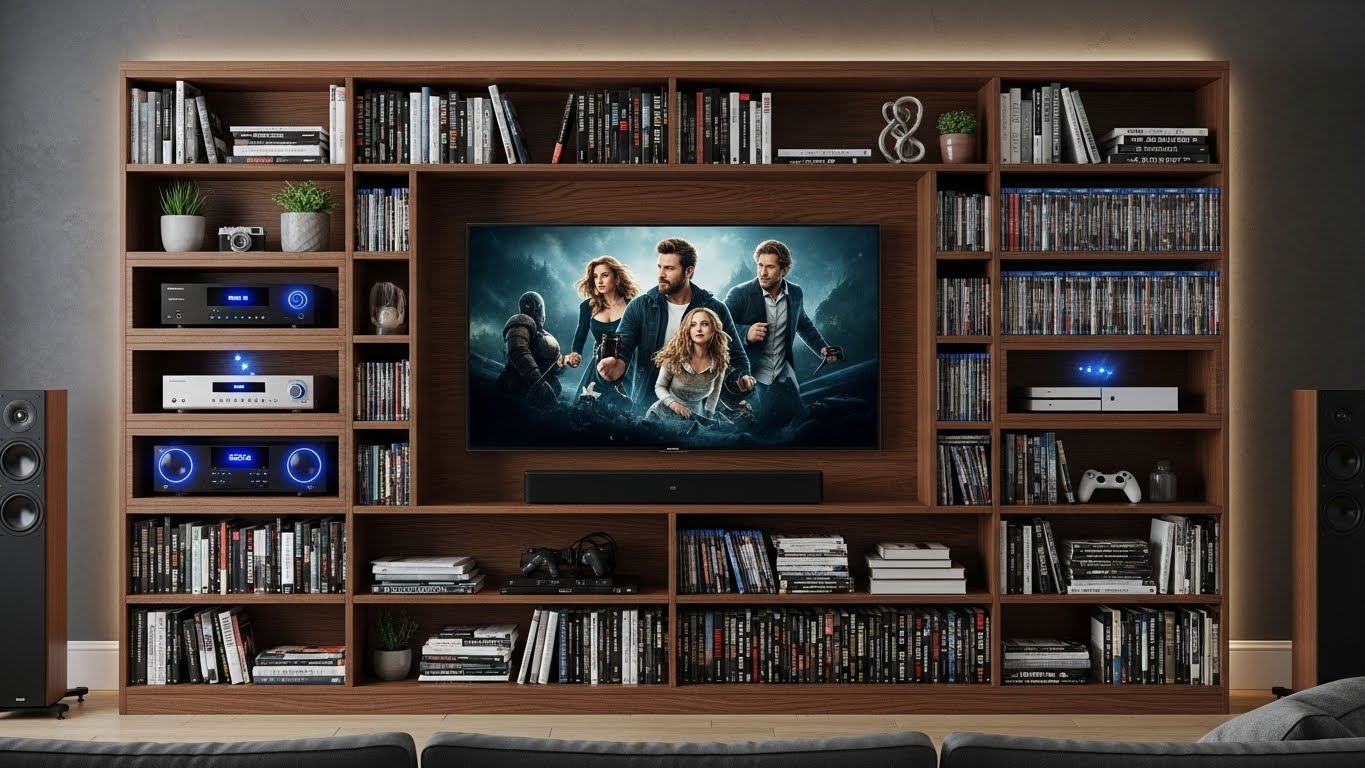 Tecnologia de áudio e vídeo para home theater e potência